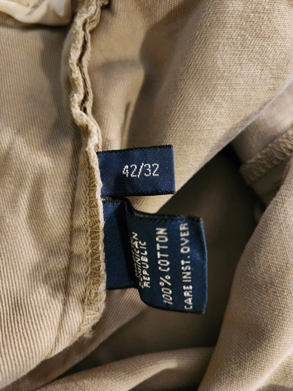 vintage polo Ralph Lauren Philip pant men's 100%cotton casual pants size: 42/32
